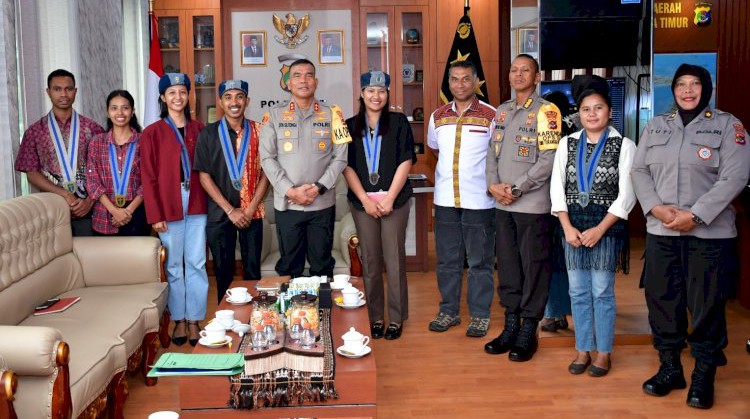 Jalin Komunikasi Lintas Sektor, Kapolda NTT Terima Audiensi GMKI