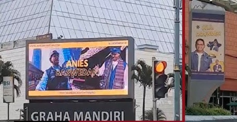 Iklan Capres Anies Baswedan di Graha Mandiri Diturunkan, Bukan Tanggungjawab Pemda DKI