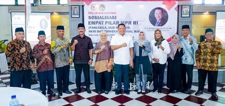 Sosialisasi Empat Pilar MPR RI Bersama Lembaga Dakwah Islam Indonesia (LDII) Kebumen, Ketua MPR RI Bamsoet Ajak Cegah Keterbelahan Umat beragama