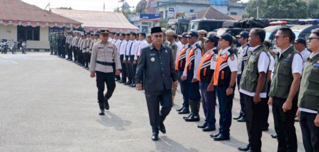 Antisipasi Bencana di Wilayah Hukum Polres Sumba Barat, TNI-Polri dan Pemda Gelar Apel Siaga