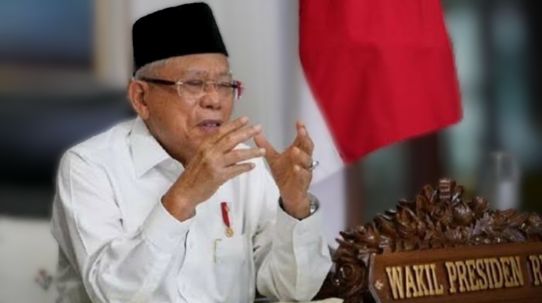 Memaknai Salam Tiga Jari Wakil Presiden KH Ma'ruf Amin