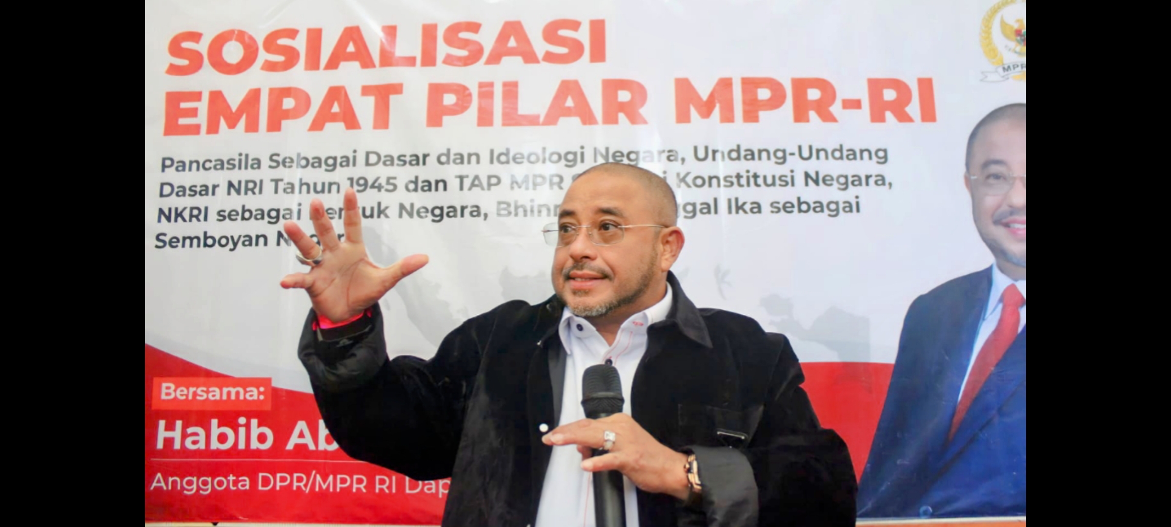 Saat Sosialisasi Empat Pilar MPR RI, Habib Aboe Minta Bubuhan Banjar Jangan Golput di Pemilu 2024