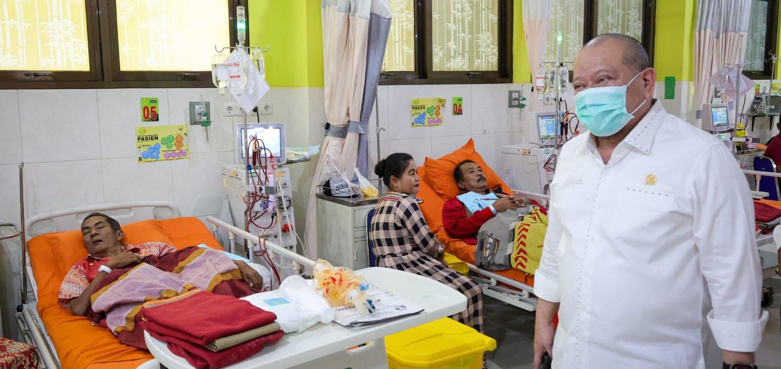 Kerjasama Diputus BPJS, LaNyalla Langsung Datangi RSU Anwar Medika Sidoarjo
