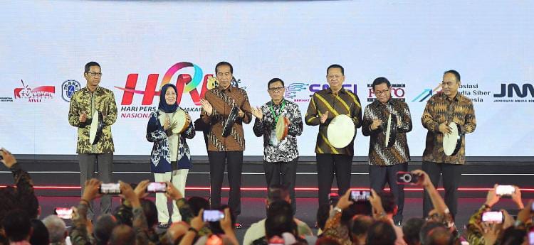 Puncak Peringatan Hari Pers Nasional 2024, Ketua MPR RI Bamsoet Apresiasi Ditandatanganinya Perpres Hak Cipta Penerbit