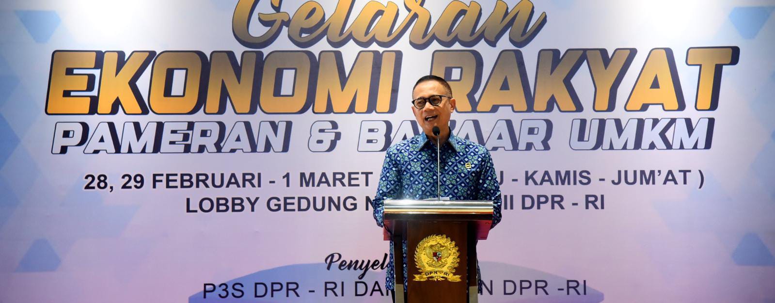 Setjen DPR RI Apresiasi Gelar Ekonomi Rakyat yang Diselenggarakan P3S DPR RI