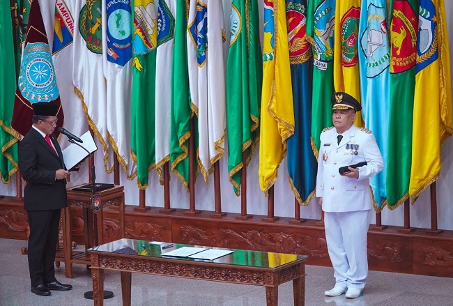 Mendagri RI Tito Resmi Lantik SF Hariyanto Jadi Pj Gubernur Riau