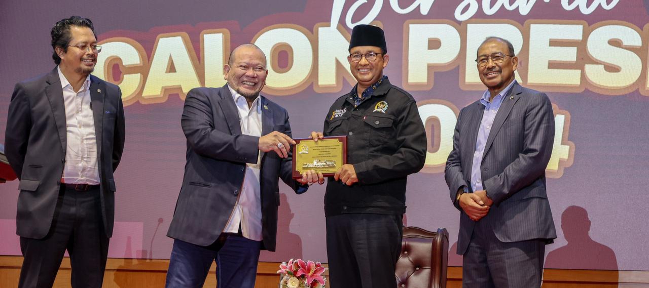 Diuji 8 Isu Penting oleh DPD RI, Anies Jabarkan Konsep Indonesia Adil Makmur untuk Semua