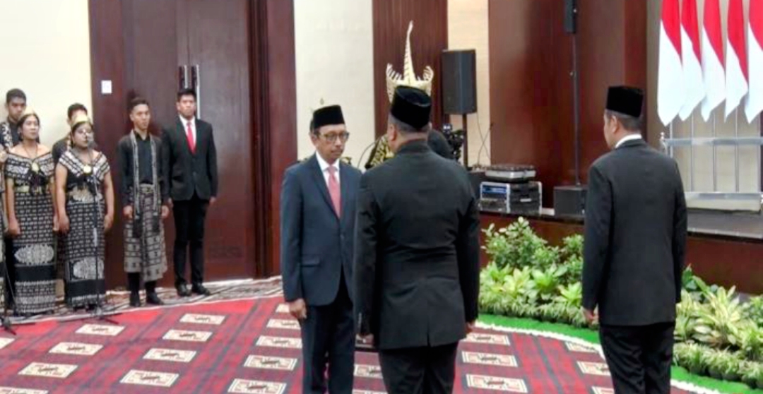 Pengukuhan Kepala BI NTT yang Baru, Pj Gubernur NTT: Semoga BI NTT Lebih Baik Lagi