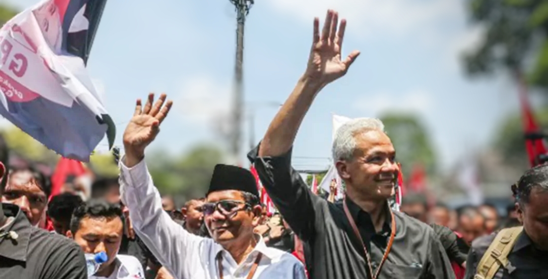 Massa Pendukung Ganjar-Mahfud di Surakarta Mulai Berdatangan