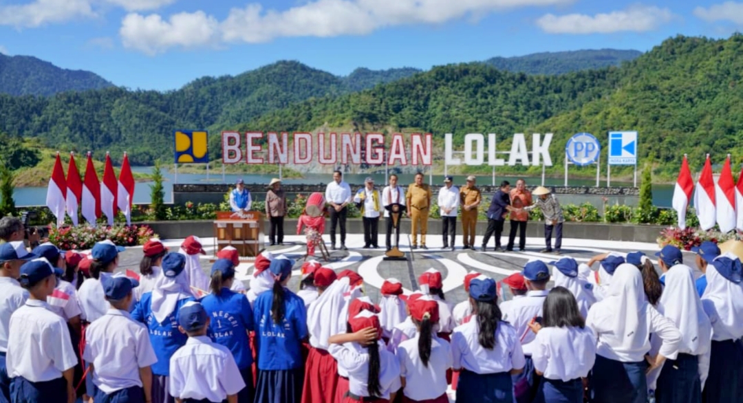 Presiden Resmikan Bendungan Lolak di Bolaang Mongondow