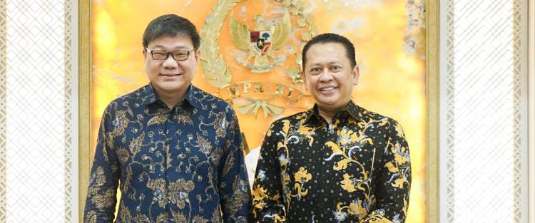 Terima Duta Besar Singapura untuk Indonesia, Ketua MPR RI Bamsoet Tegaskan Pemilu Telah Selesai dan Dorong Singapura Investasi di IKN