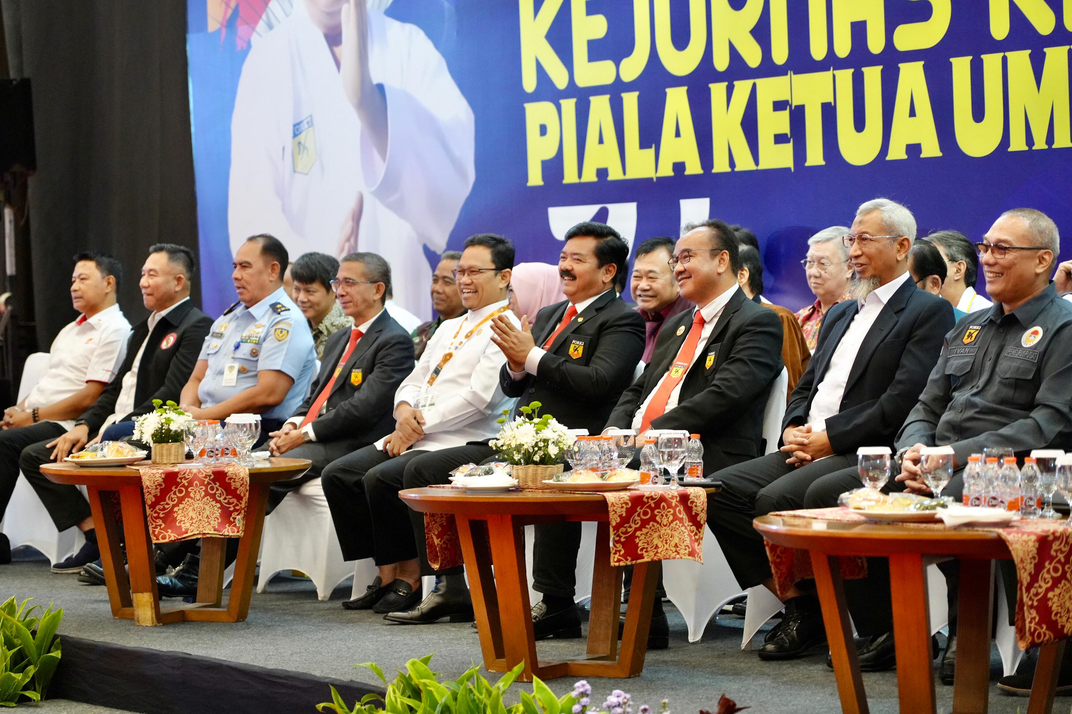 Buka Kejurnas Karate PB FORKI, Menko Polhukam Harap Makin Banyak Atlet Indonesia Tembus Dunia