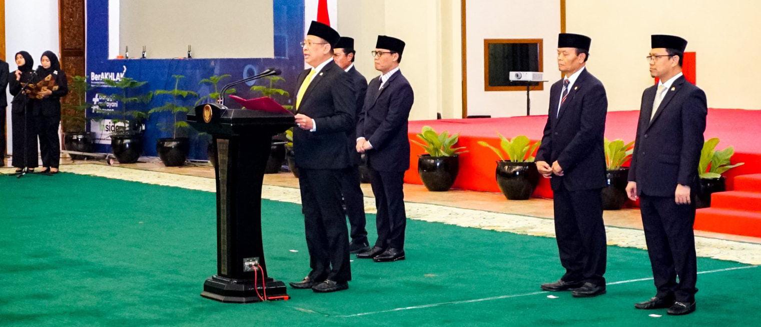 Bamsoet Lantik Wakil Ketua MPR dari Unsur Fraksi PPP Amir Uskara