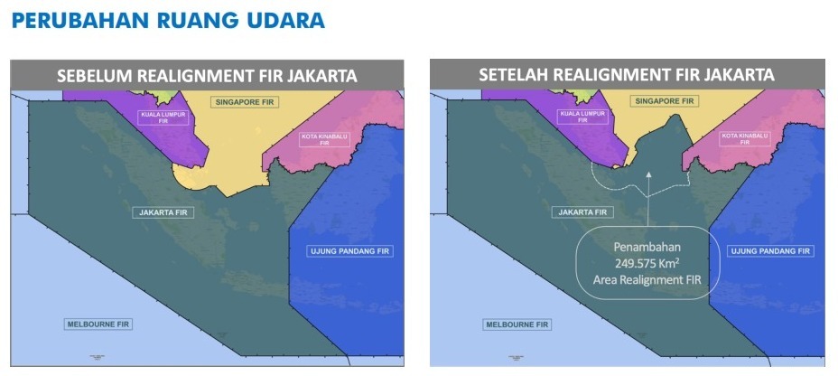 Momen Bersejarah, Airnav Indonesia Sukses Lakukan Pengalihan Ruang Udara Sektor ABC Singapura