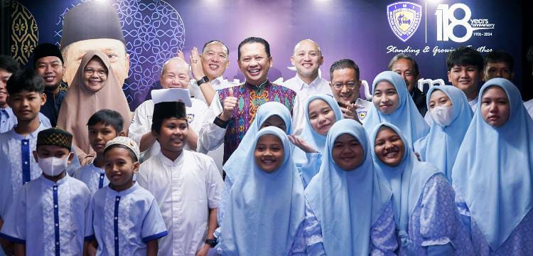 Peringati HUT IMI ke-118 Tahun, Ketum IMI Bamsoet Berikan Santunan Anak Yatim