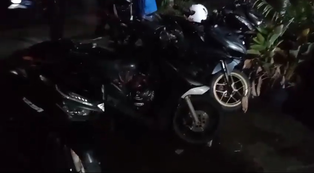 Aksi Balap Liar di Jalan Arteri Supadio Polisi Amankan 10 Unit Motor
