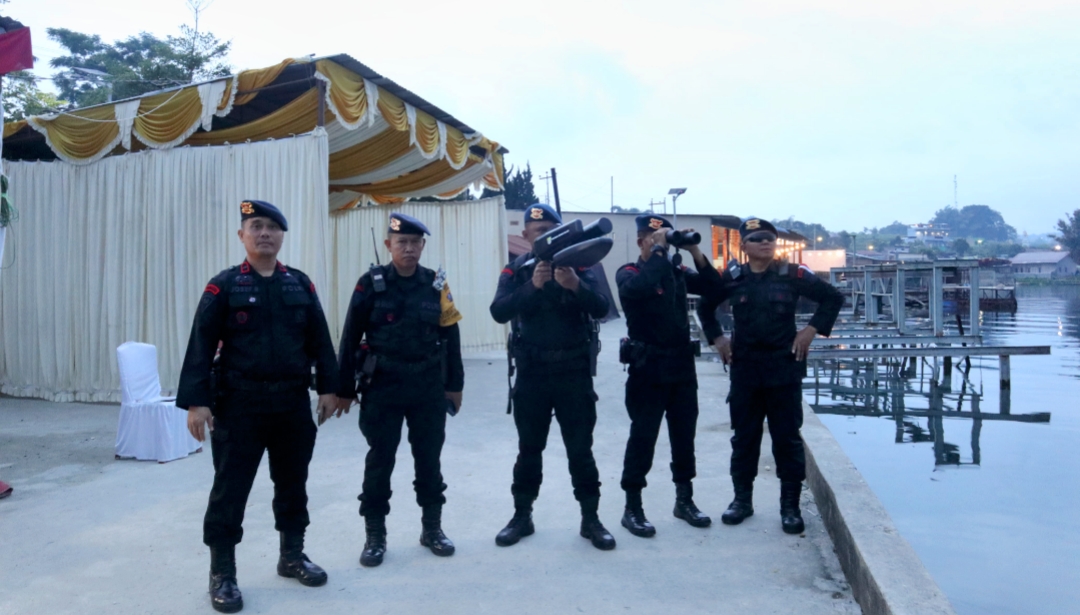 Brimob Polda Sumut Lumpuhkan 8 Drone Liar di Event F1 Powerboat