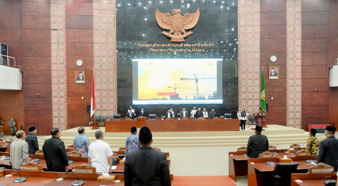Hadiri Penetapan Sutarto sebagai Ketua DPRD Sumut, Sekdaprov Sebut Eksekutif dan Legislatif Terus Bangun Sinergi yang Baik