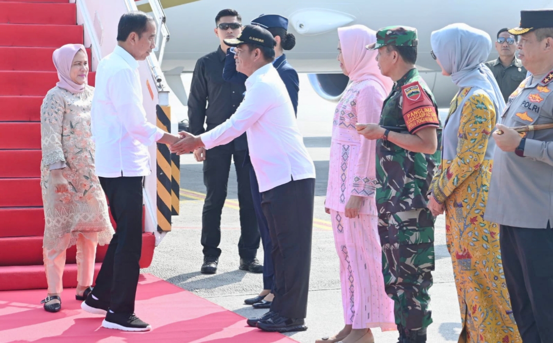 Kunker ke Sumut, Pj Gubernur Hassanudin Sambut Kedatangan Presiden RI Joko Widodo