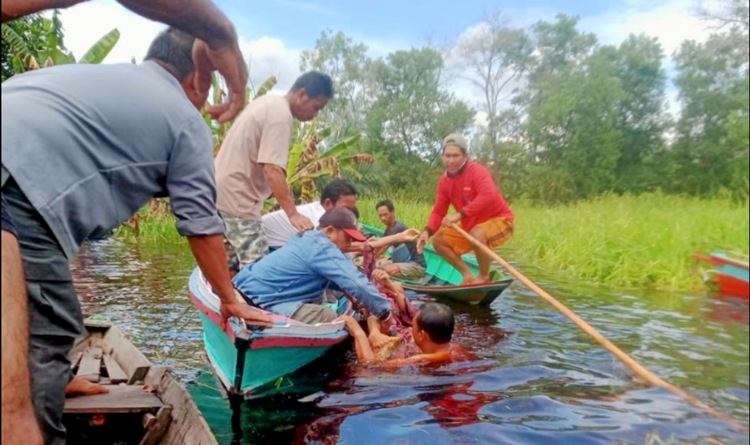 Banjir Kota Palangkaraya, Lima Warga Tenggelam