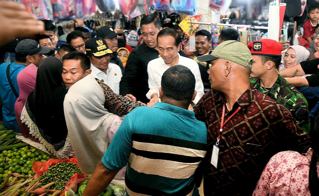 Bagikan Bantuan dan Kunjungi Pasar di Labuhanbatu, Pj Gubernur Apresiasi Perhatian Presiden pada Masyarakat Sumut