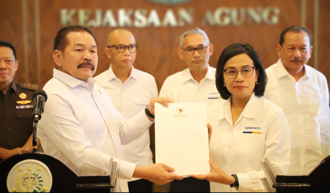 Temui Jaksa Agung, Sri Mulyani Laporkan Dugaan Korupsi Kredit Pembiayaan Ekspor senilai 2.504 Triliun
