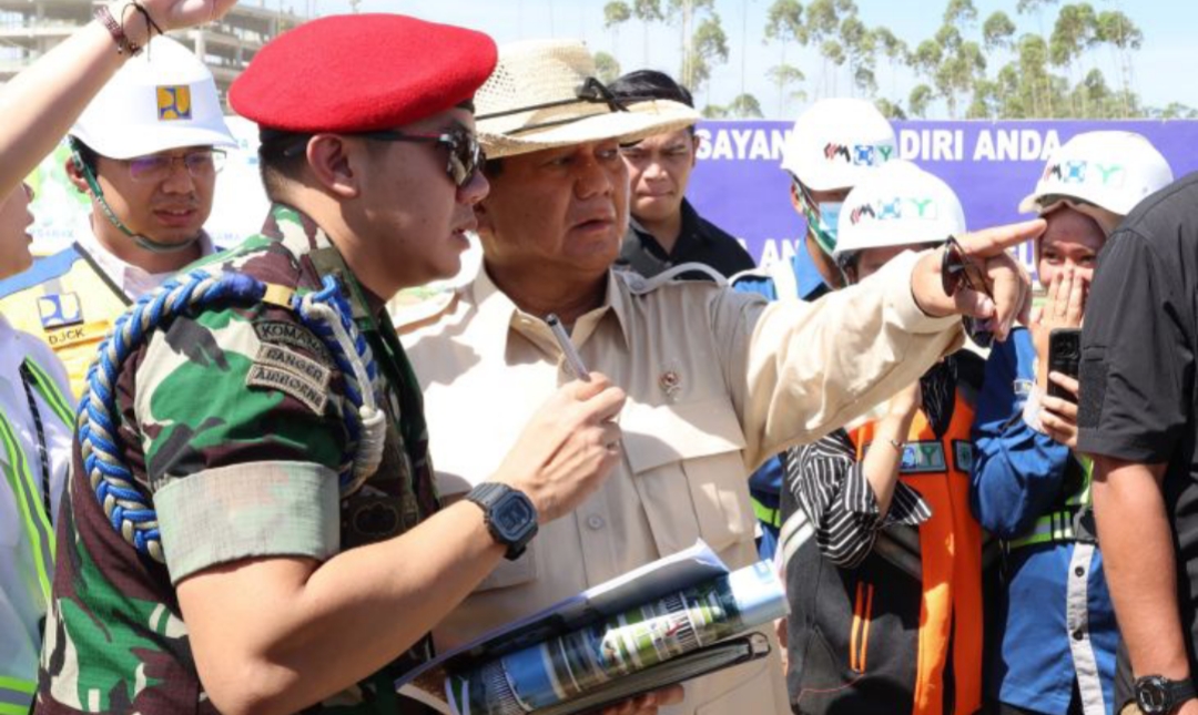 Prabowo Lakukan Pengecekan Pembangunan IKN