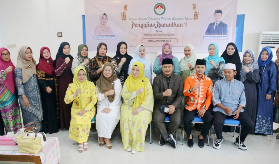 DWP Sumut Gelar Pengajian Ramadan 1445 H, Momentum Introspeksi Diri dan Peningkatan Ibadah