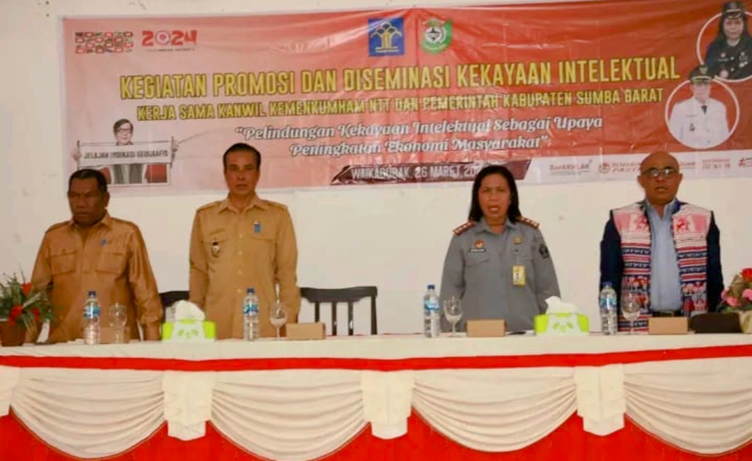 Gelar Workshop Promosi dan Diseminasi Kekayaan Intelektual, Wabup Sumba Barat Tekankan Kolaborasi