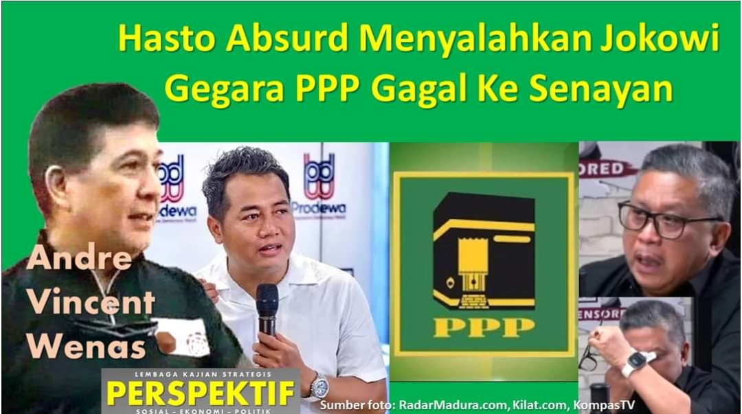 Hasto Absurd Menyalahkan Jokowi Gegara PPP Gagal Ke Senayan