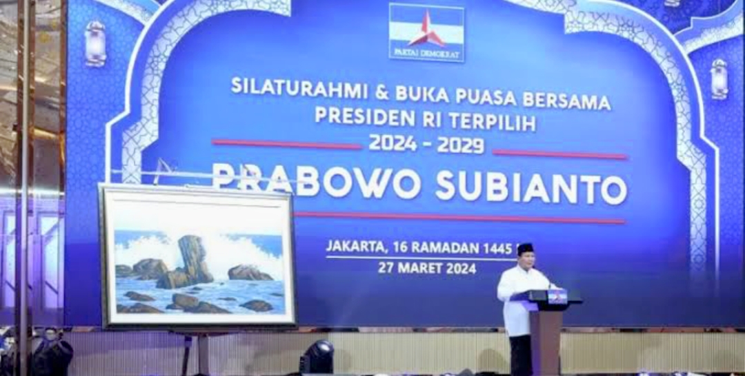 Prabowo Janji Pajang Lukisan SBY di Istana Baru IKN