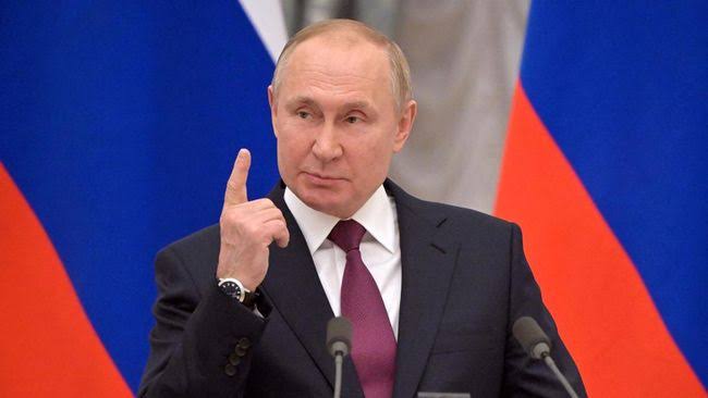 Putin Sebut Serangan Teroris di Gedung Konser Tindakan Intimidasi