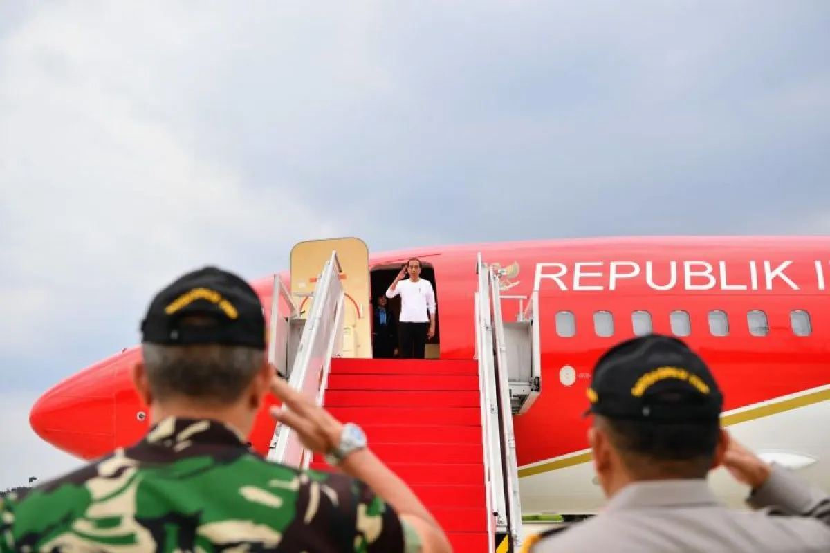 Presiden Jokowi Bertolak ke Gorontalo