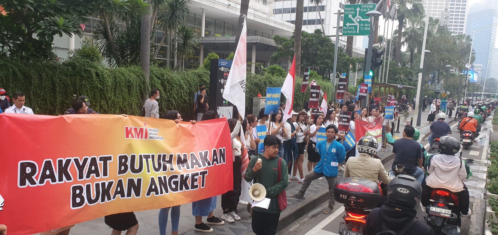 Gelar Aksi Damai, KMI Tolak Hak Angket Dugaan Kecurangan Pemilu 2024