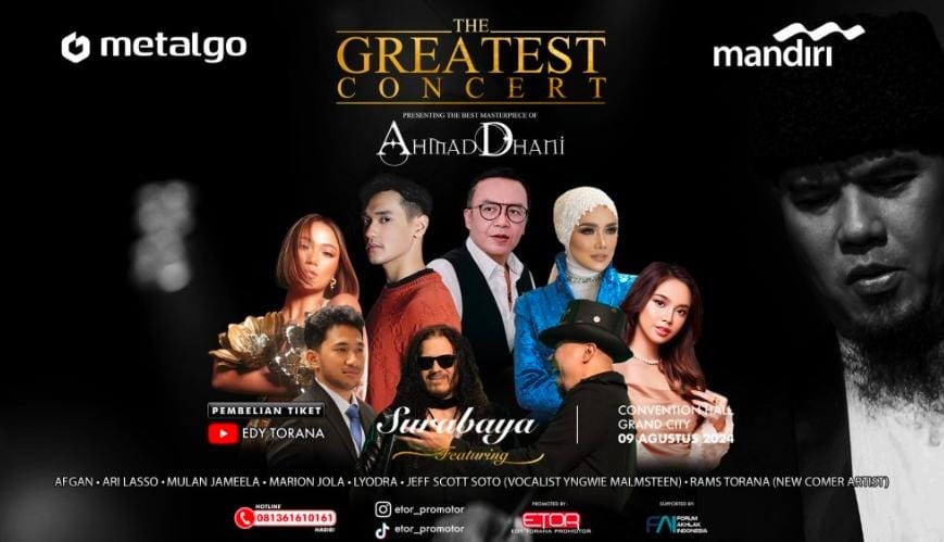 Edy Torana Gelar The Greatest Concert Presenting The Best Masterpiece Ahmad Dhani