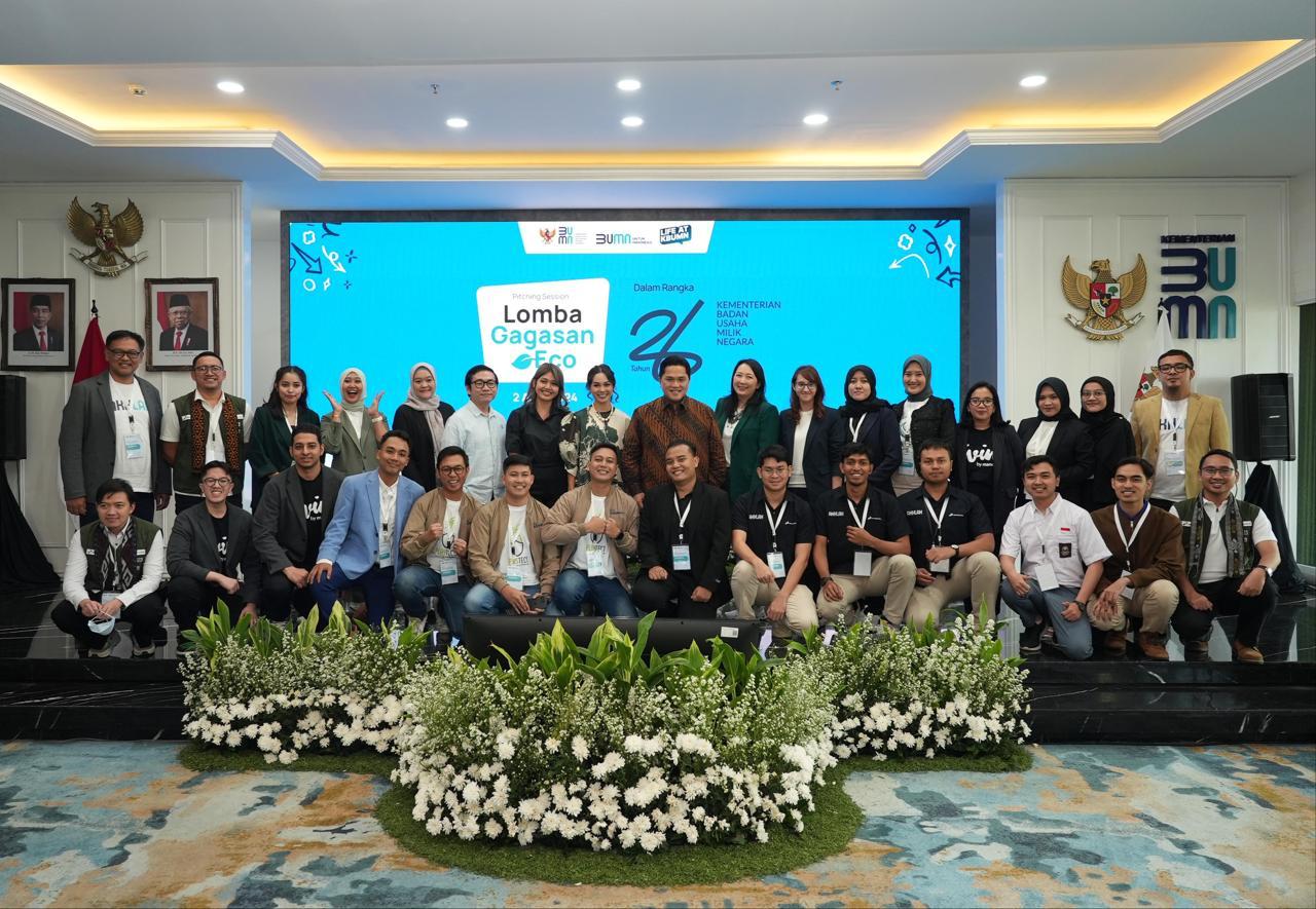 Erick Thohir Sebut Program Gagasan Eco untuk Insan BUMN Lebih Peduli Lingkungan