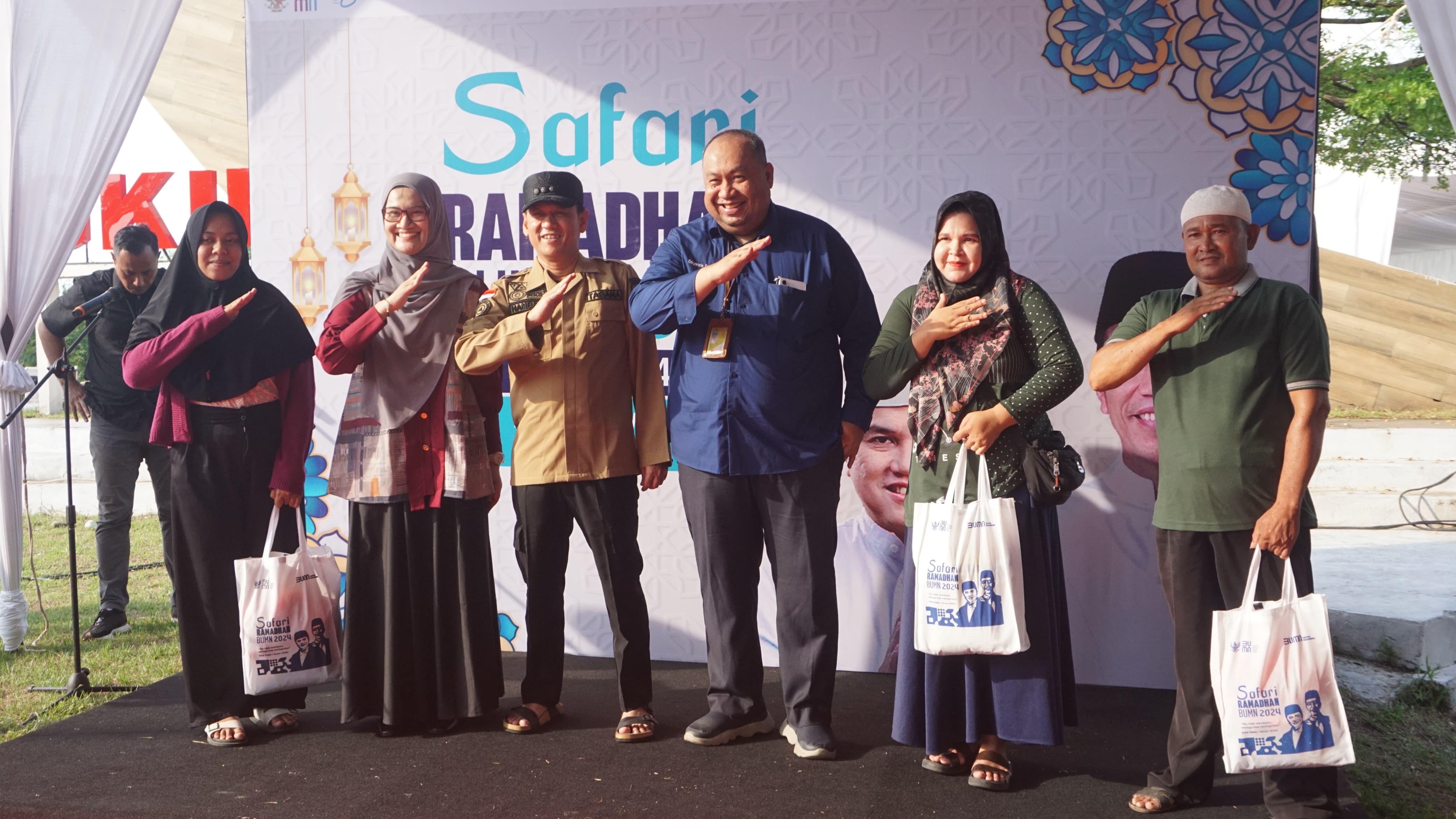 Bangkitkan Energi Kebersamaan di Bulan Ramadan, Pertamina dan Kementerian BUMN Sediakan 1.000 Paket Sembako Murah di Kampar