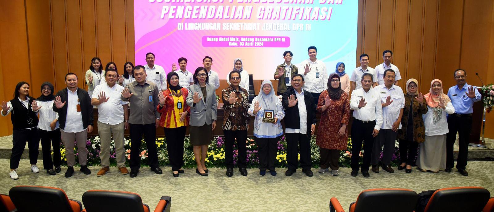 Jelang Lebaran, Sekjen DPR Ingatkan Pegawai Cegah Gratifikasi