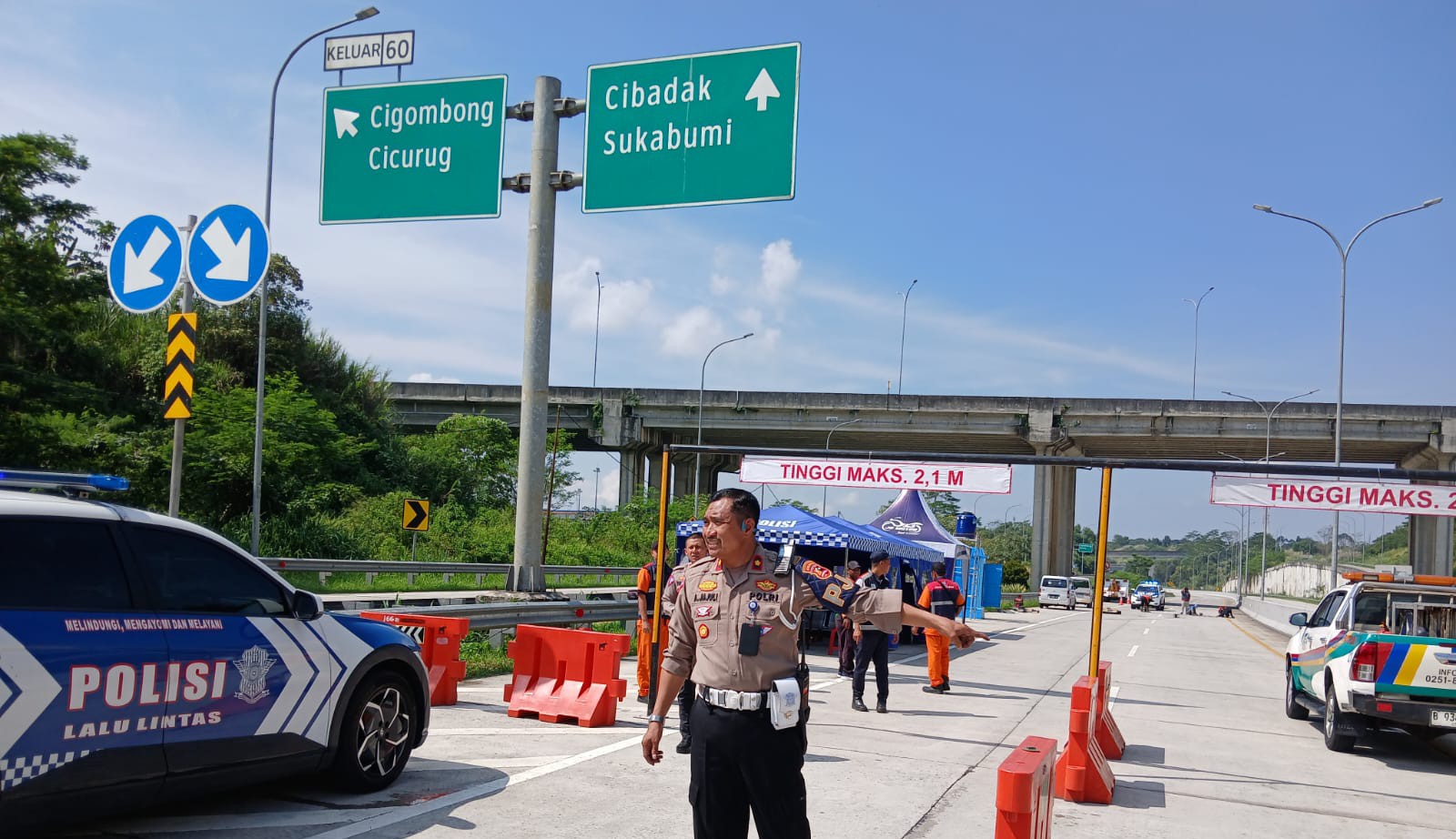 Siap Difungsikan Kembali Pasca Longsor, Tol Bocimi Ruas Cigombong - Cibadak Akan Dibuka Siang Ini