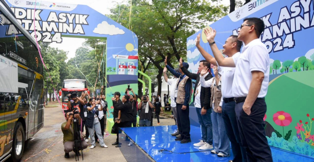 Mudik Asyik, Pertamina Lepas 4.000 Pemudik ke 17 Kota