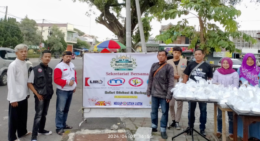 Penghujung Ramadhan 1445H, DPC IMO Magetan Bersama ORNOP Lainnya Berbagi Takjir dan Buka Bersama