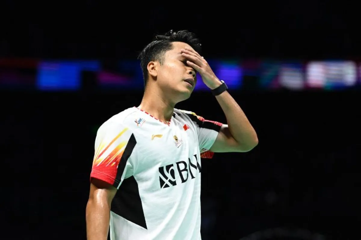 Ginting Tumbang di Tangan Tuan Rumah China