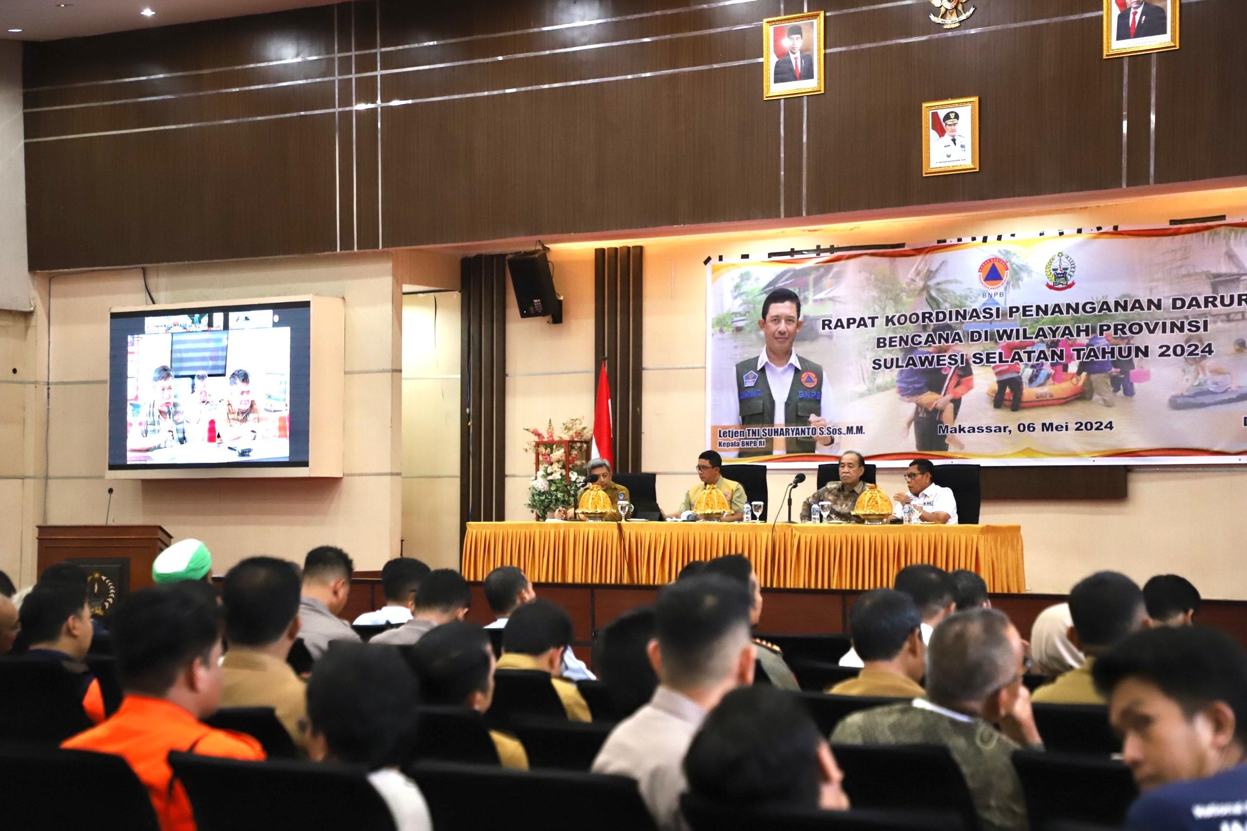 Empat Arahan Kepala BNPB, Maksimalkan Distribusi Bantuan Bansor Sulawesi Selatan