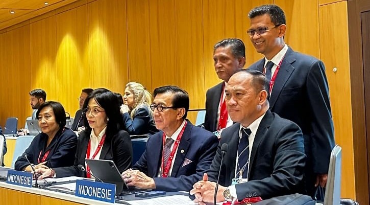 Menteri Yasonna H. Laoly Pimpin Delegasi RI dalam Konferensi Diplomatik di WIPO Jenewa