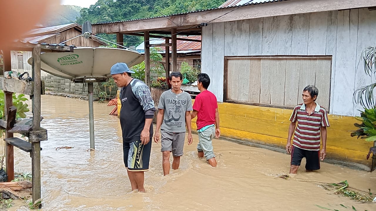 Banjir di Kabupaten Parigi Moutong Sulteng, Sebanyak 40 KK Mengungsi