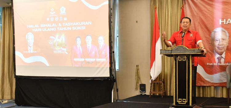 Hadiri HUT ke-64 SOKSI, Bamsoet Dorong Penguatan Konsolidasi Internal Organisasi