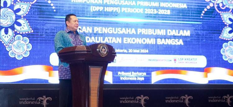 Hadiri Pelantikan HIPPI, Ketua MPR RI Bamsoet Dorong Pengusaha Nasional Tingkatkan Perekonomian