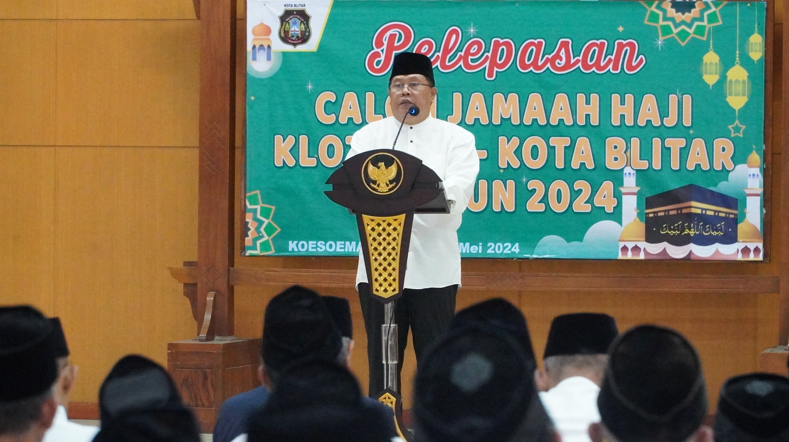 Suhu Extrim di Tanah Suci Walikota Blitar Santoso Minta 174 JCH Kompak Jaga Kesehatan dan Tidak Takabur