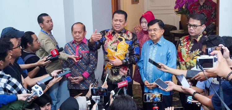 Bamsoet: Jusuf Kalla Dukung Gagasan Prabowo Bentuk Badan Layanan Penerimaan Negaradan Haluan Negara