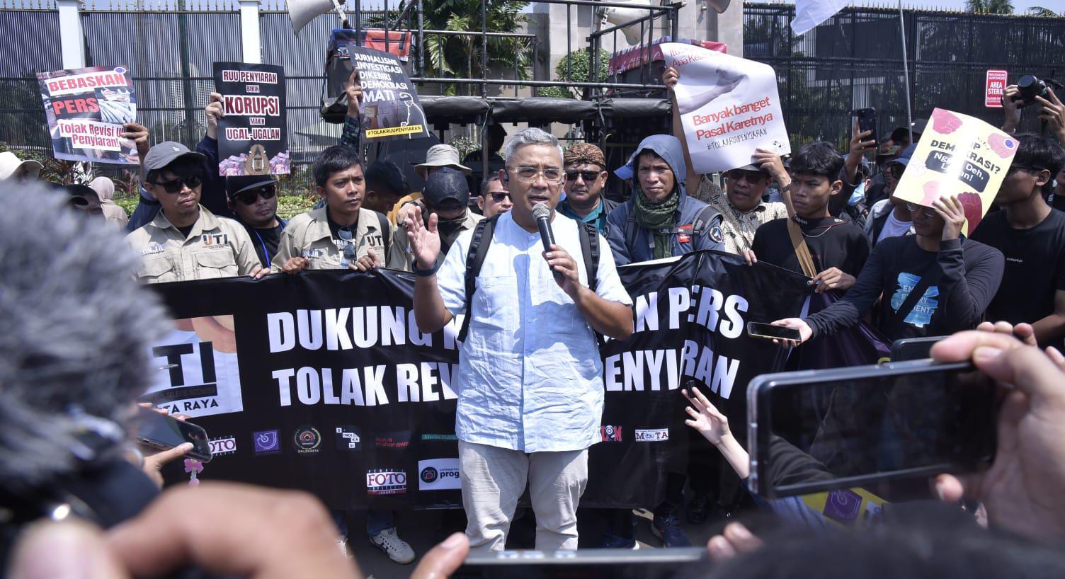 Farhan Apresiasi Aksi Massa Jurnalis Tolak RUU Penyiaran